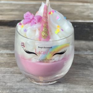 Bougie Gourmande parfum Licorne