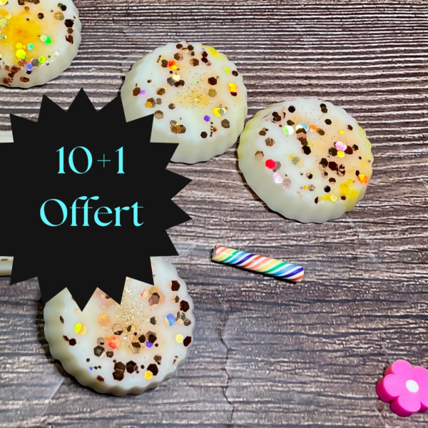 10 fondants parfumés + 1 offert