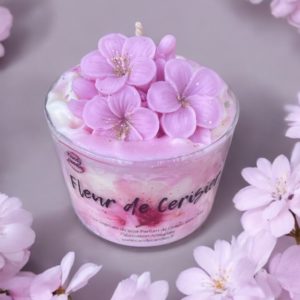 Bougie Gourmande parfum Fleur de cerisier