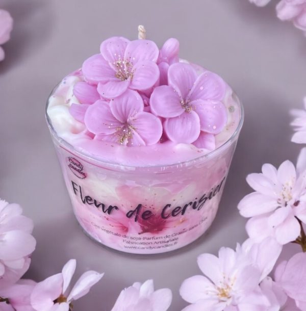 Bougie Gourmande parfum Fleur de cerisier
