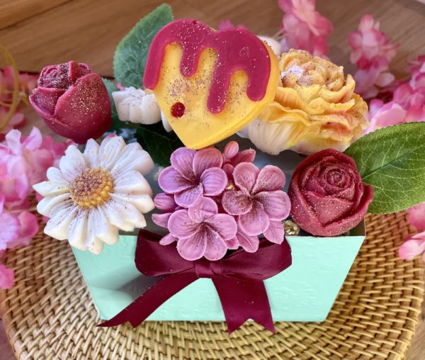 Bouquet Fondants parfumés / Etiquette personnalisable