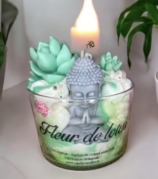 Bougie Gourmande parfum Fleur de Lotus
