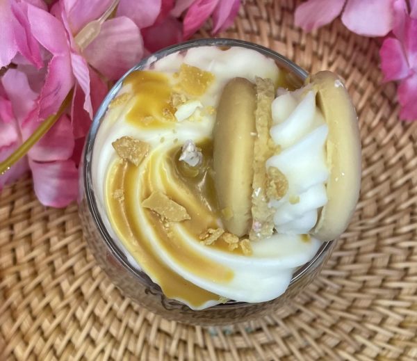 Bougie Gourmande parfum Macaron Vanille – Image 5