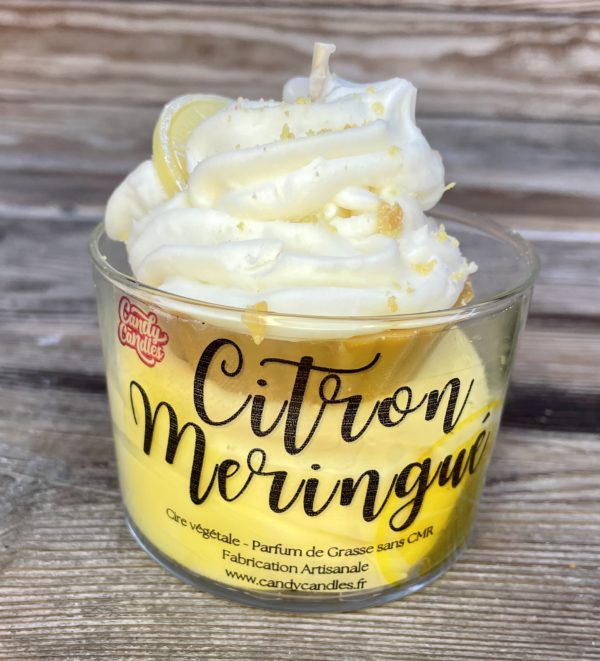 Bougie Gourmande parfum Citron Meringué – Image 2