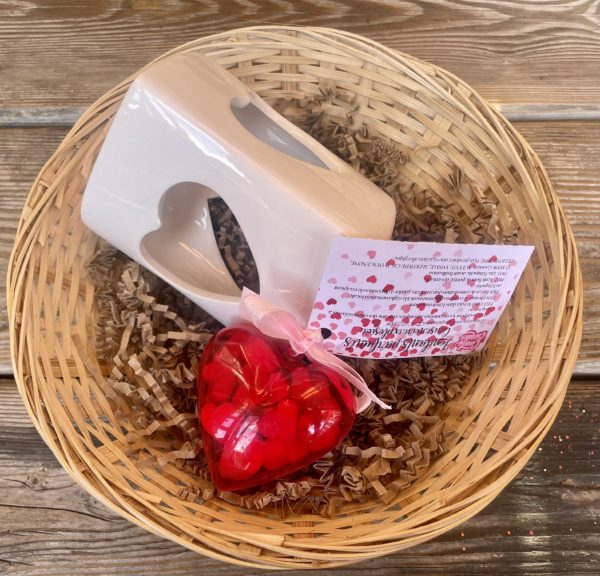 Brûleur coeur + Fondant parfumé Coeur / Petits coeurs – Image 3
