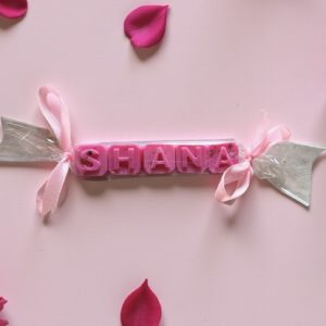 Fondant parfumé Lettres a personnaliser