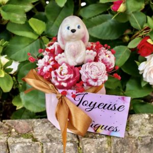 Bouquet fondant Pâques Lapin idée cadeau Pâques