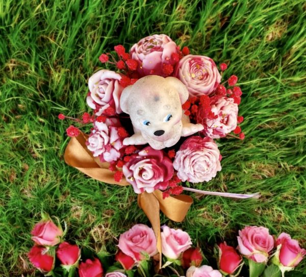 Bouquet fondant Pâques Lapin idée cadeau Pâques