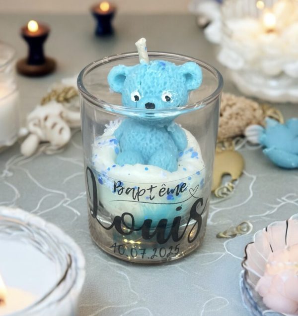 Bougie Gourmande Baptême, Mariage, Baby shower – Image 3
