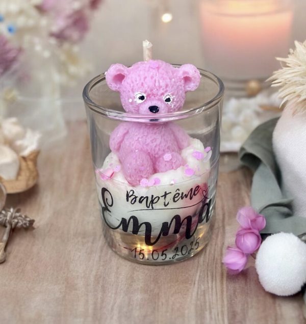 Bougie Gourmande Baptême, Mariage, Baby shower – Image 7