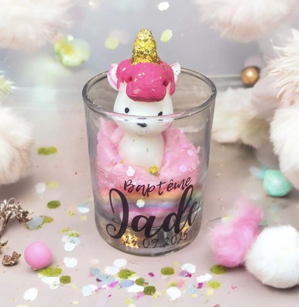 Bougie Gourmande Baptême, Mariage, Baby shower – Image 6