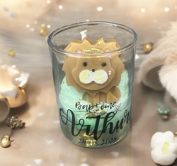 Bougie Gourmande Baptême, Mariage, Baby shower – Image 5