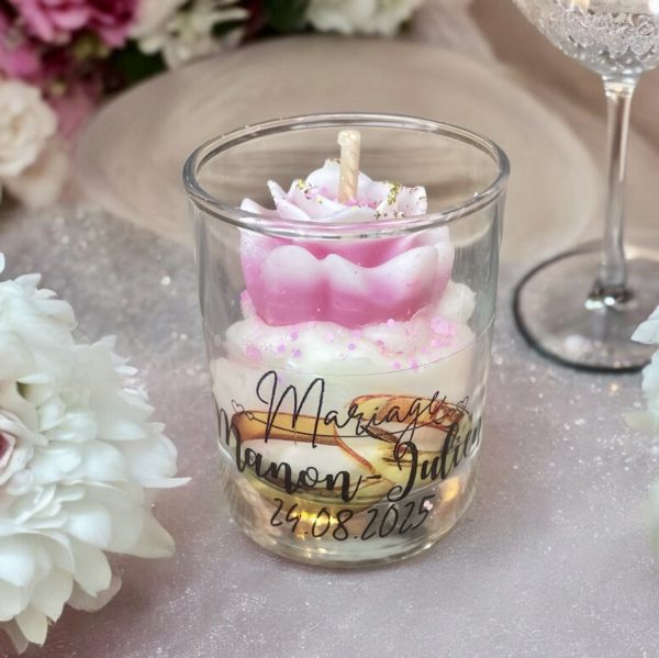 Bougie Gourmande Baptême, Mariage, Baby shower – Image 4