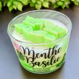 Bougie menthe basilici anti mouche