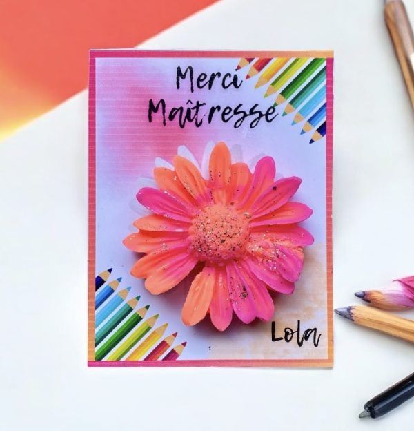 Fondant parfumé cerise noire Maîtresse/Nounou/Atsem A PERSONNALISER