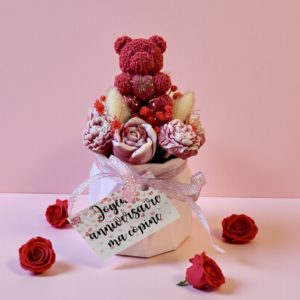 Bouquet Fondants parfumés Ourson / Senteur et couleurs aux choix/Personnalisable