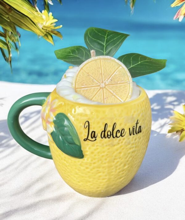 Bougie Gourmande parfum Citron Meringué