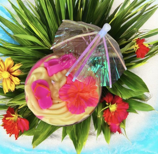 Bougie Gourmande parfum Monoï Pêche – Image 3