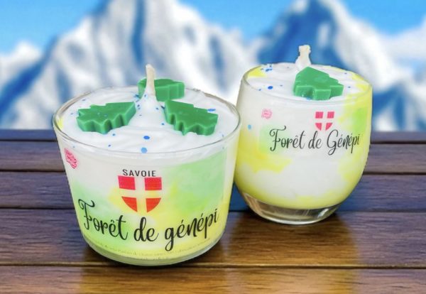 Bougie Gourmande parfum Génépi