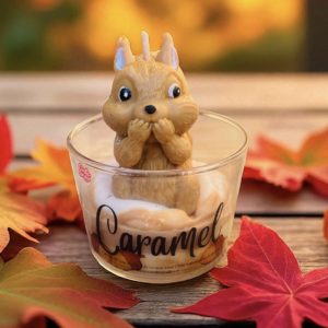Bougie Gourmande parfum  Caramel