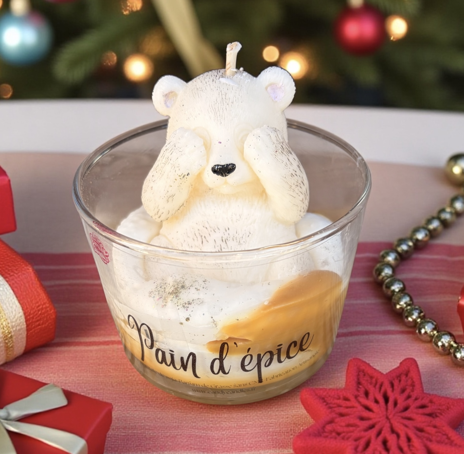 Bougie Gourmande parfum Pain d'épice – Image 2