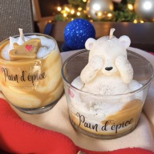 Bougie Gourmande parfum Pain d'épice