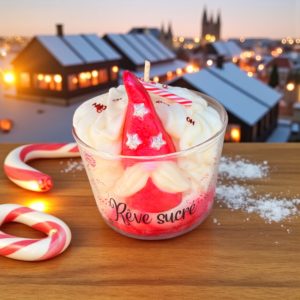 Bougie Gourmande parfum Sucre d'Orge