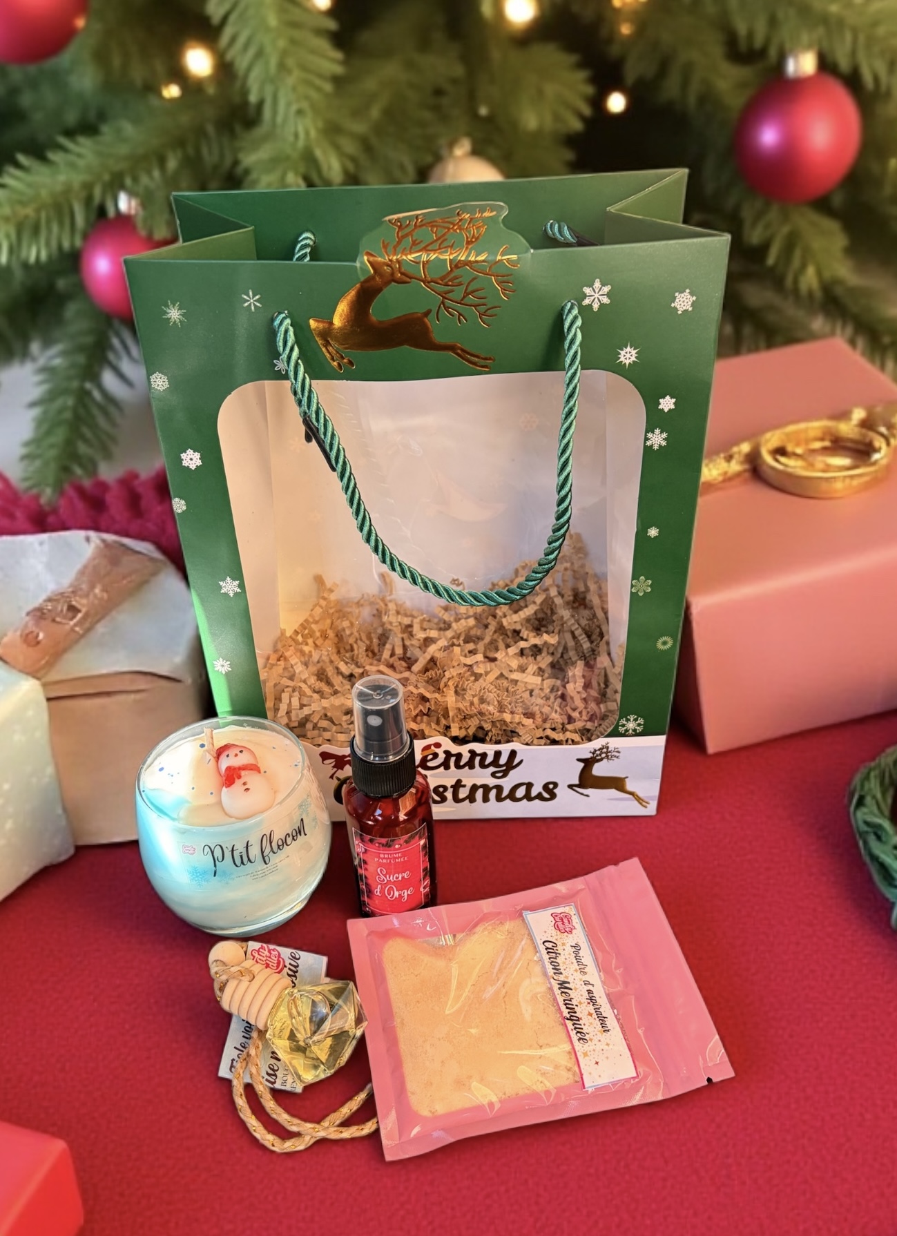 Coffret Douceur de Noël Bougie Petit format