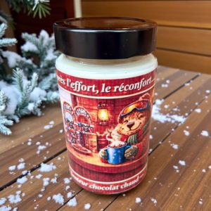 Bougie Après l'effort, le réconfort 180G Chocolat chaud