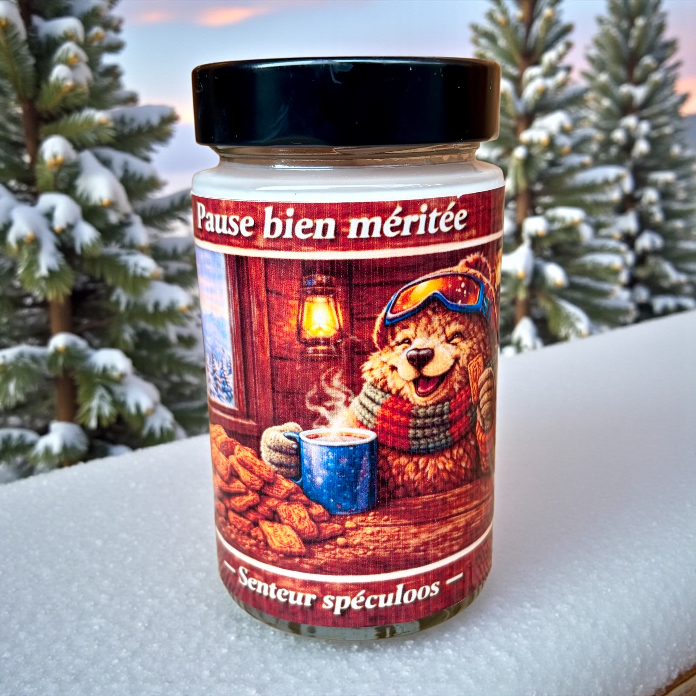 Bougie Pause bien méritée 180G Senteur spéculos