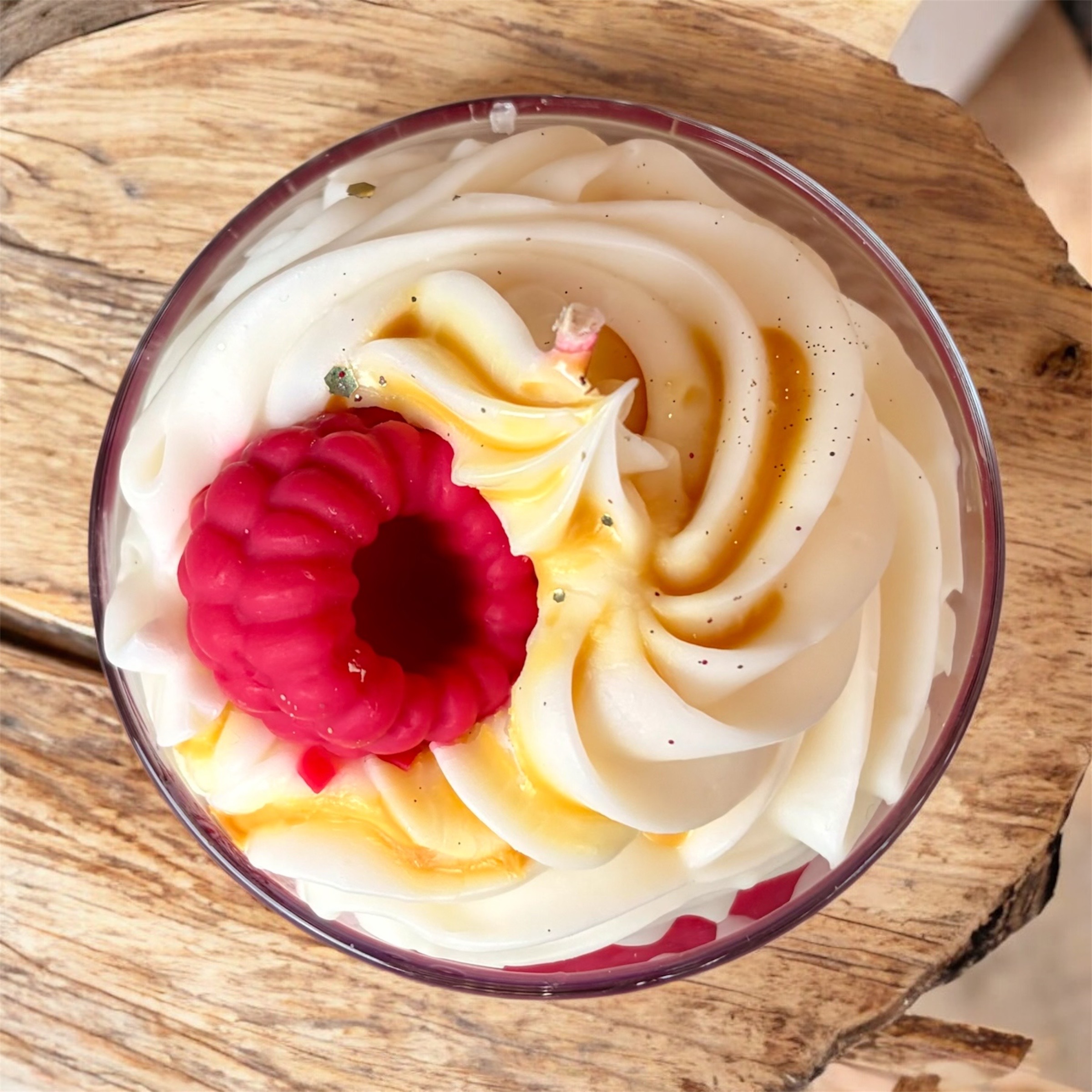 Bougie Gourmande Framboise Caramel – Image 2