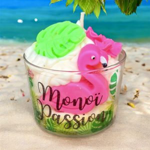 Bougie Gourmande parfum Monoï Passion