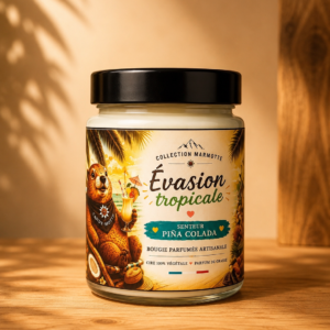 Bougie Evasion Tropicale 180G Senteur Pinacolada